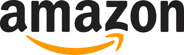 Amazon Logo - Black sans-serif type with orange curved arrow connecting a to z