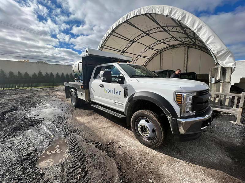 Photo of brilar de-icing vehicle